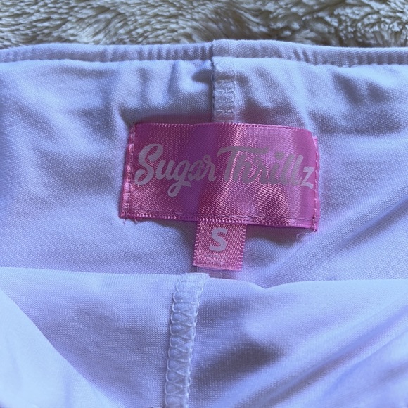 Sugar thrillz pink mini skirt/skort✨ - Picture 2 of 2